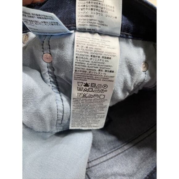 Levi's 502 Jeans Men 38 x 34 All Seasons Tech Dark Wash Straight High Rise Pant - Picture 9 of 15